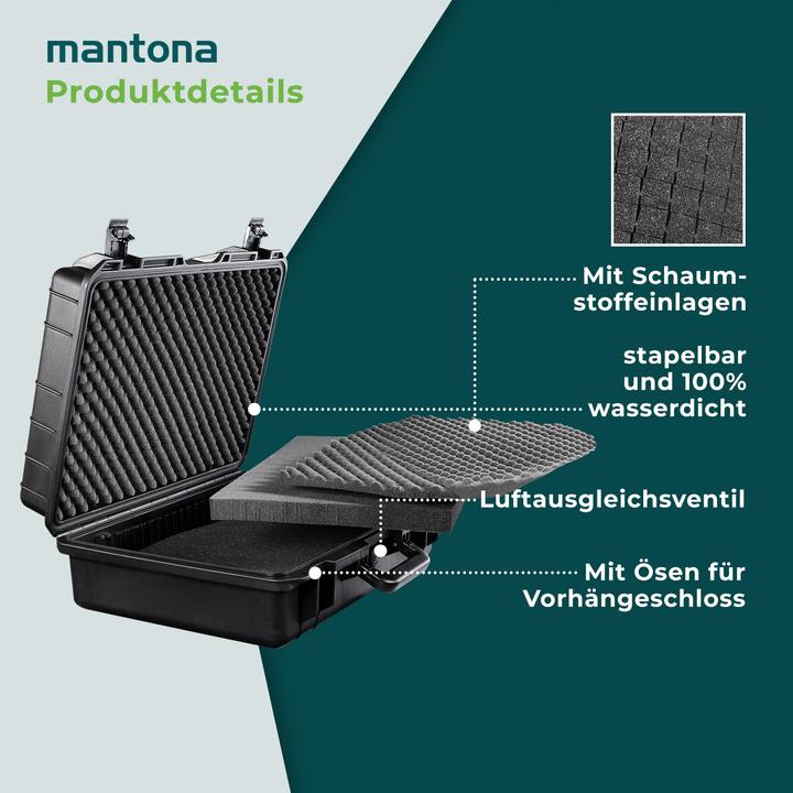 Produktbild mantona Outdoor Schutz-Koffer L (Fotokoffer, 18.48 l)