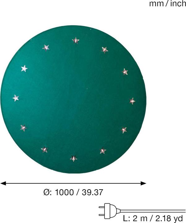 Immagine prodotto Star Trading Stuoia per alberi Granne (1 -parte)