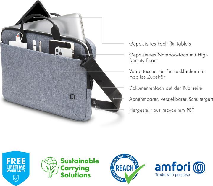 Actual product image Dicota Eco Slim Case Motion (15.60", Universal)
