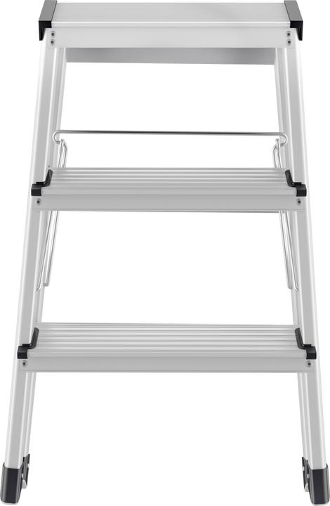 Produktbild Hailo D60 StandardLine, Aluminium-Trittleiter, 2x3 Stufen (Trittleiter, 68 cm)
