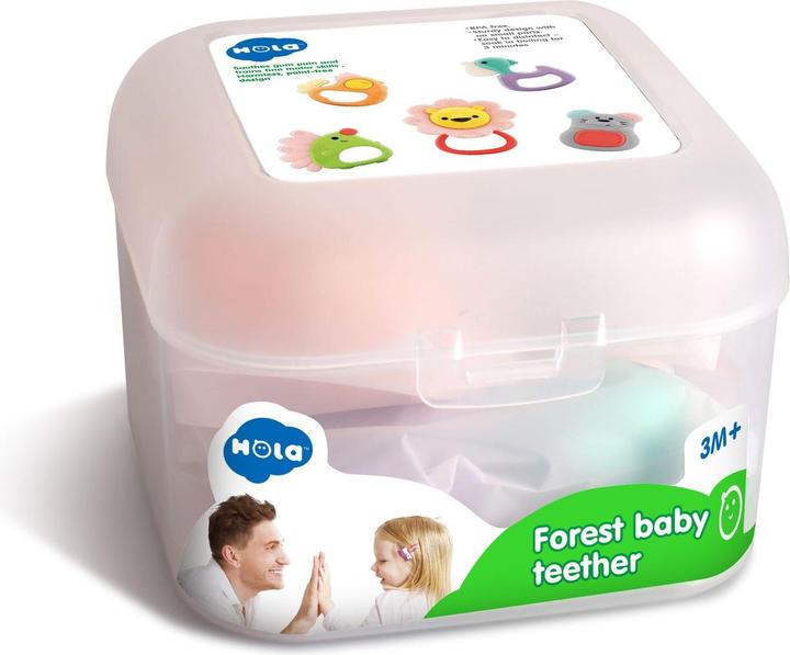 Actual product image Moni Forest teething ring set 5-piece E318A