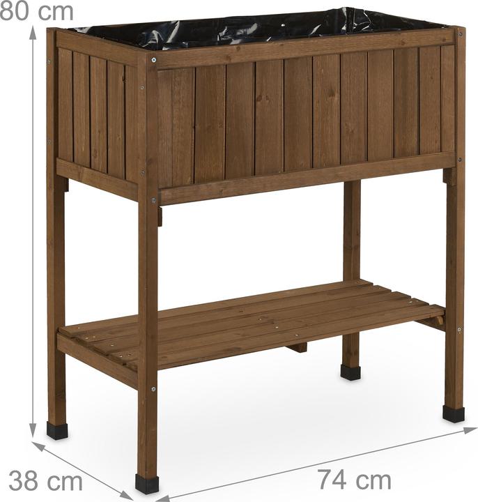 Actual product image Relaxdays raised bed