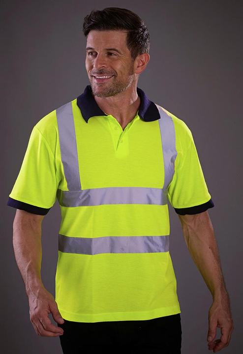 Produktbild Yoko HiVis Polo Shirt langarm (4XL)