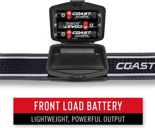Immagine prodotto Coast Lampada frontale a LED FL75R a batteria (530 lm)