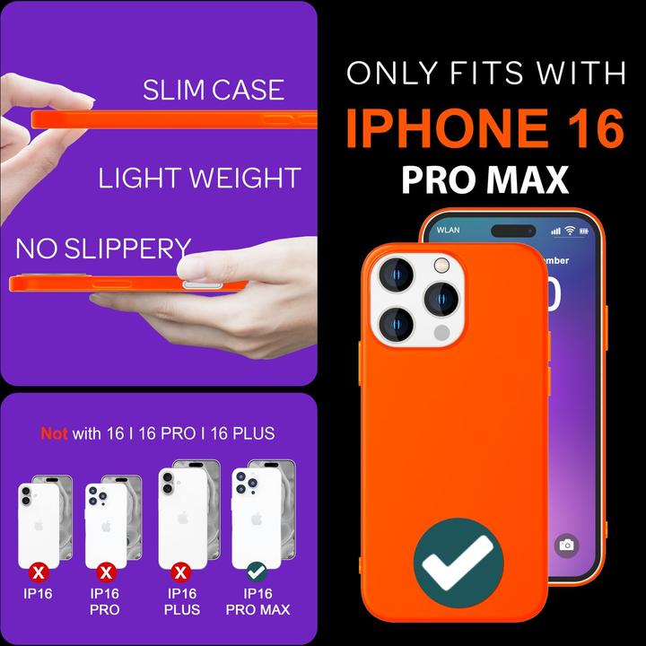 Produktbild Nalia Neon Silikon Hülle (Apple iPhone 16 Pro Max)