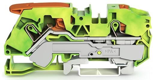 Actual product image Wago 2-conductor ground terminal block 16mm²