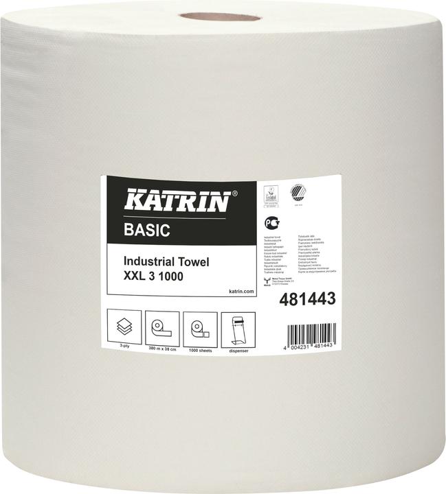 Produktbild Katrin Umweltrolle naturweiss 3lag. 38x36cm 1000Bl.