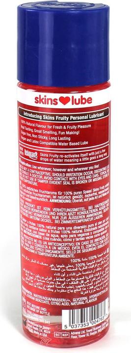 Nutritional values and ingredients Skins Lube Fruity intimate gel Watermelon 130ml (130 ml)