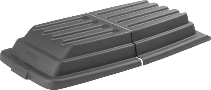 Actual product image Rubbermaid Lid transport trolley Tilt Truck 0.6 m³ Black domed lid with hinge