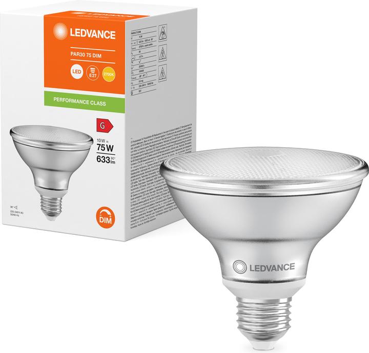 Immagine prodotto Ledvance Lampada a LED con riflettore (E27, 10 W, 633 lm, 6 x, G)