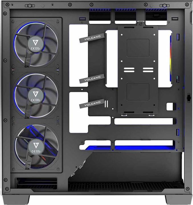 Image du produit Modecom Computergehäuse VOLCANO STELLAR ARGB MIDI 5F (ATX, mATX, Mini-ITX)