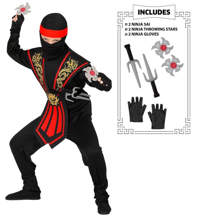 Produktbild Widmann Kombat Ninja mit Waffenset (110, 116)