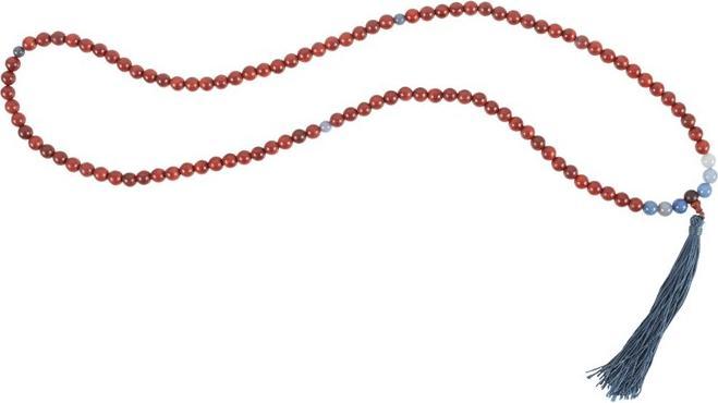 Actual product image Something Different Communication Rosewood & Sodalite Mallah Necklace (100% synthetic material)