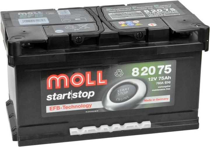 Actual product image MOLL Start-Stop 82075 (12 V, 75 Ah, 760 A)