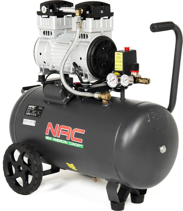 Produktbild NAC SPRĘŻARKA BEZOLEJOWY 50L 1,5kW 8 BAR (8 Bar, 50 l)