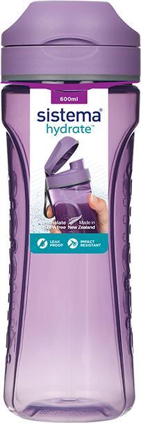 Produktbild Sistema 600ml Tritan Swift Bottle - Purple (0.60 l)