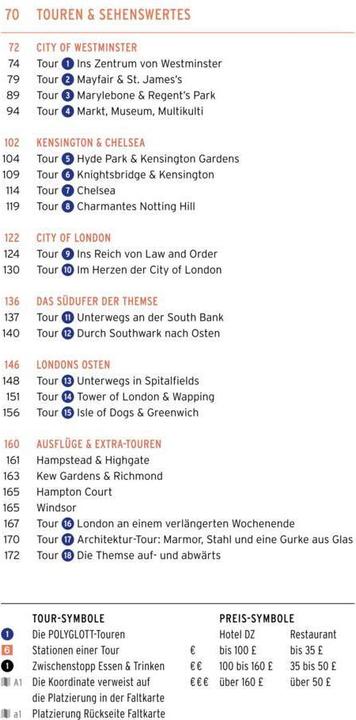 Produktbild on tour Reiseführer London (Deutsch, Josephine Grever, 2019)