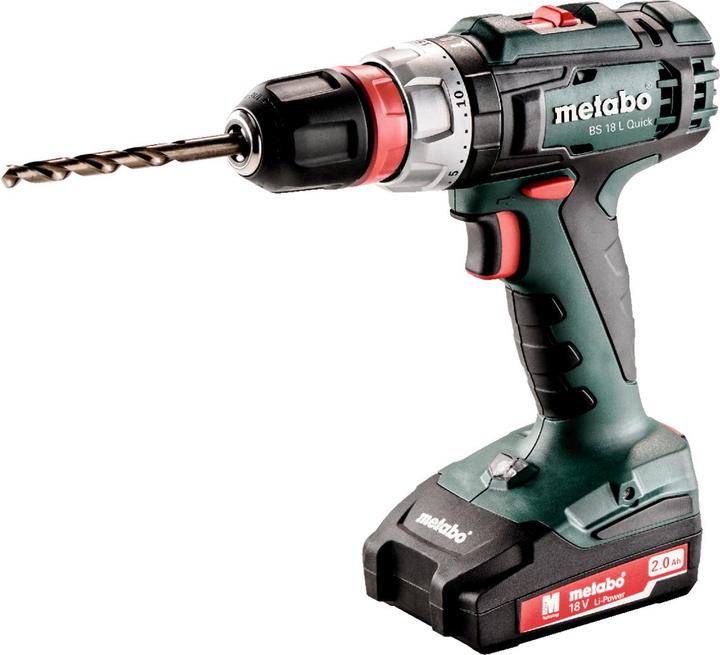 Metabo BS 18 L Quick cordless drill (Rechargeable battery operated)