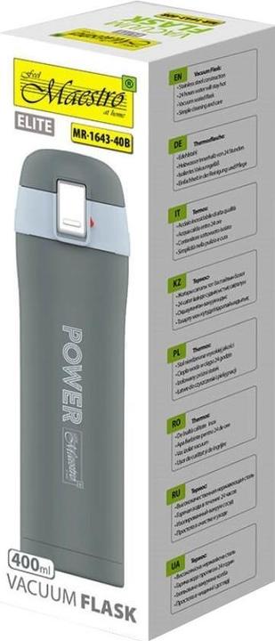 Immagine prodotto Maestro Caraffa thermos MR-1643-40B (0 4L) grigio (0.40 l)