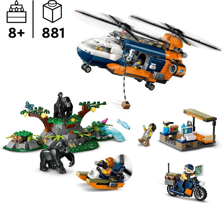 Image du produit LEGO Hélicoptère d'exploration de la jungle (60437, LEGO City)