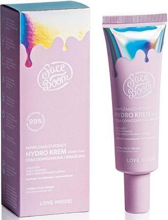 Immagine prodotto Boom - Crema viso Hydro Crema idratante e lenitiva per pelli disidratate e sensibili (50 ml, Crema 24h)