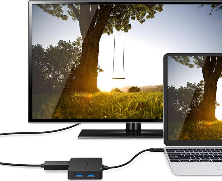 Produktbild Aukey 4-Port USB-C zu (HDMI, USB 3.0, 5.90 cm)