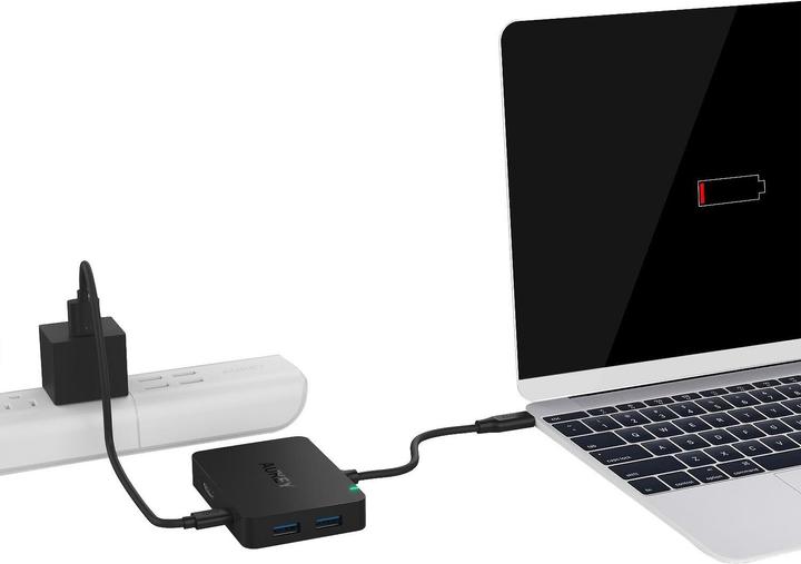Produktbild Aukey 4-Port USB-C zu (HDMI, USB 3.0, 5.90 cm)
