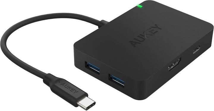 Aukey 4-port USB-C to (HDMI, USB 3.0, 5.90 cm)