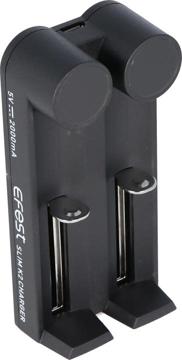 Immagine prodotto Efest SLIM K2 2-Schacht Li-Ion-Akkuladegerät (1 pz., Batteria + Caricabatterie)