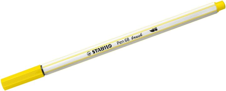 Actual product image STABILO Pen 68 brush Premium felt-tip pen (Lemon, 1 x)