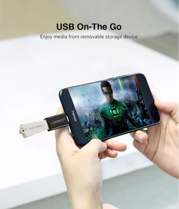 Produktbild Ugreen USB-C 3.1 zu USB-A 3.0 Buchse Adapter (USB Typ-C, USB 3.0, 16 cm)