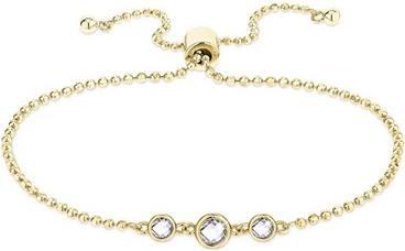 Tamaris Gold-Plated Bracelet With Zircons Tiny Glimmer Tj-0607-B-22 (22 cm, 925er Silber)