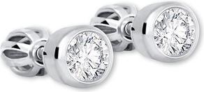 Produktbild Brilio Silver - Silver earrings with clear crystal 438 001 01163 04