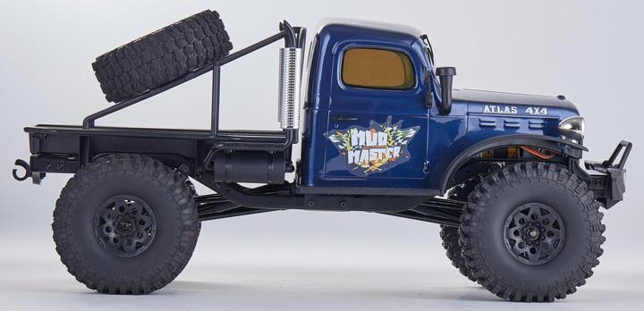 Image du produit RocHobby Scale Crawler Atlas Mud Master 4WD bleu, ARTR, 1:10 (RTR Prêt à fonctionner)