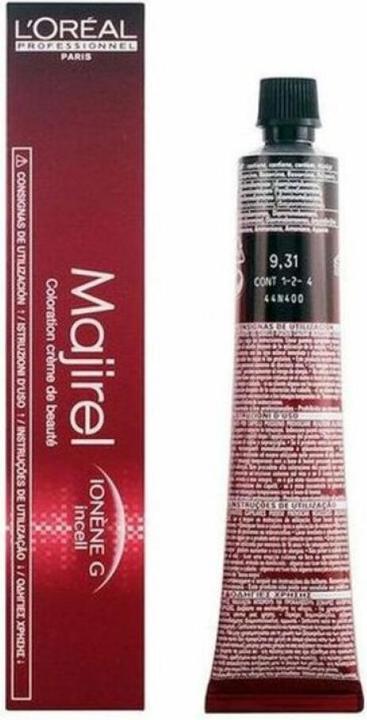 Actual product image L'Oréal Professionnel Majirel hair color (9.31 Very Light Blonde Gold Ash RC)