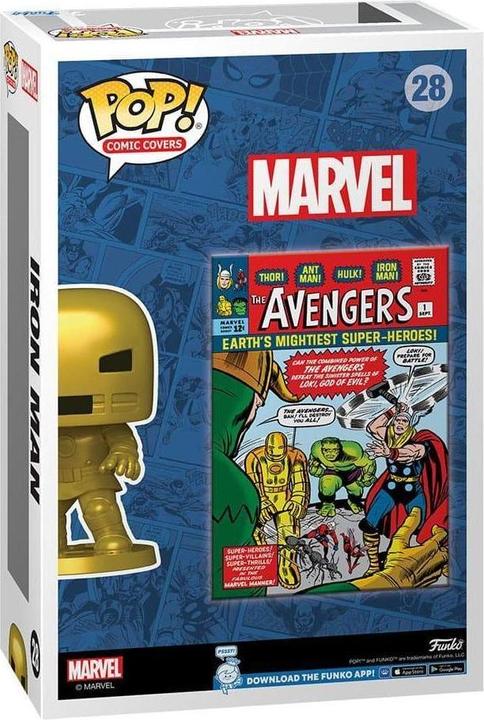 Produktbild Funko Marvel POP! Comic Cover Vinyl Figur Avengers #1 9 cm