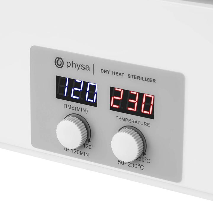 Produktbild Physa Heissluftsterilisator 1,8 L Fusspflege 50 - 230 °C Desinfektion Nagelstudio 300 W