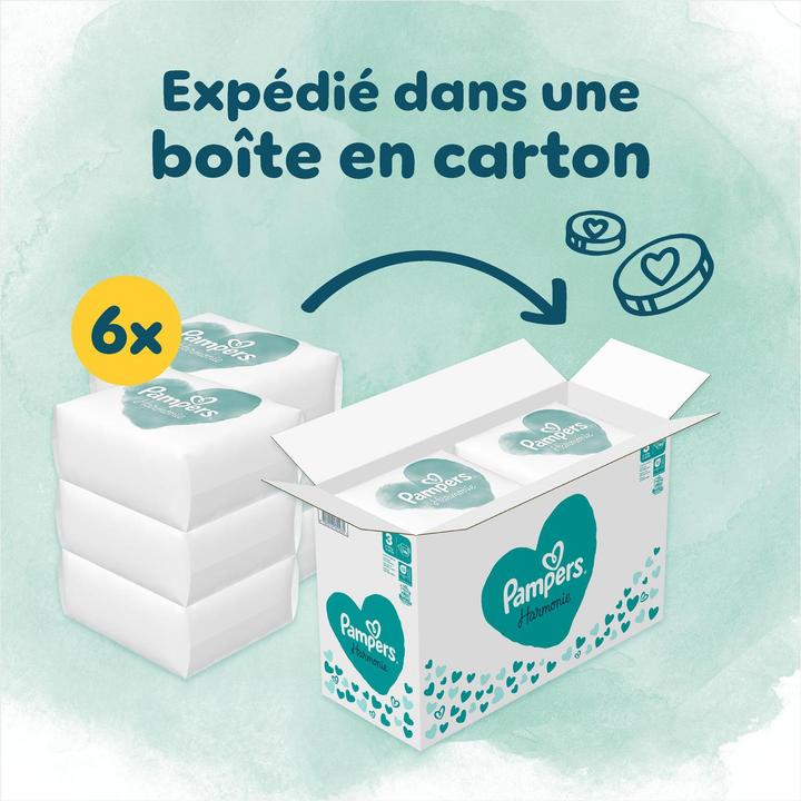 Produktbild Pampers Harmonie (Gr. 3, Monatsbox, 186 Stück)