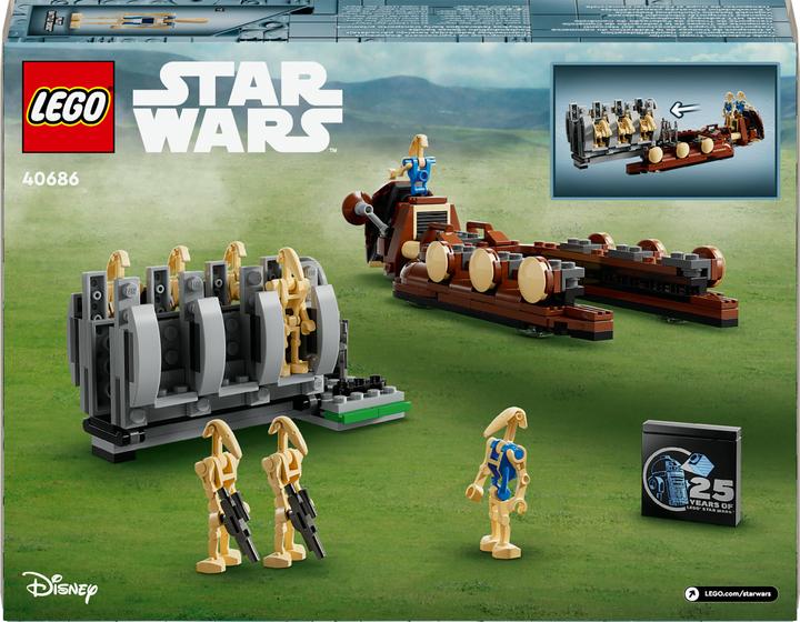 Actual product image LEGO Trade Federation troop carrier (40686, LEGO Star Wars)