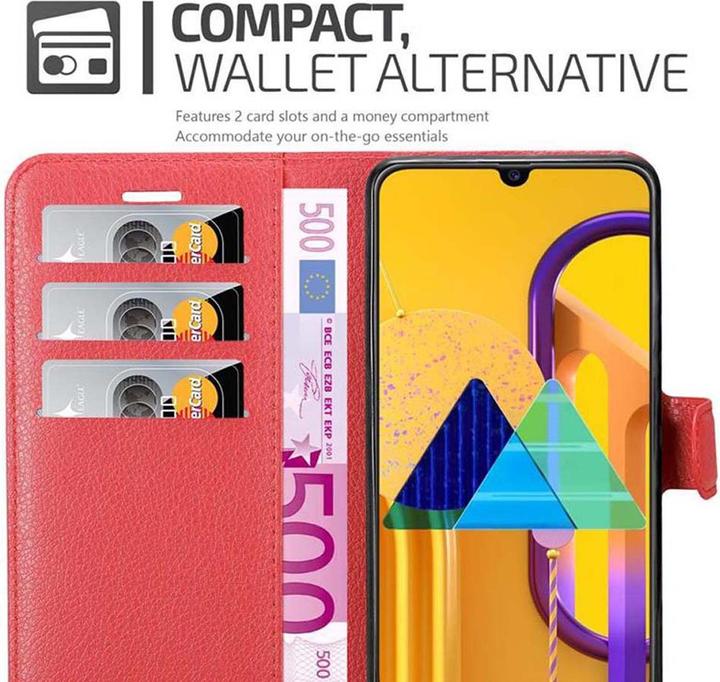 Actual product image Cadorabo Book with stand function cover (Samsung Galaxy M30s)