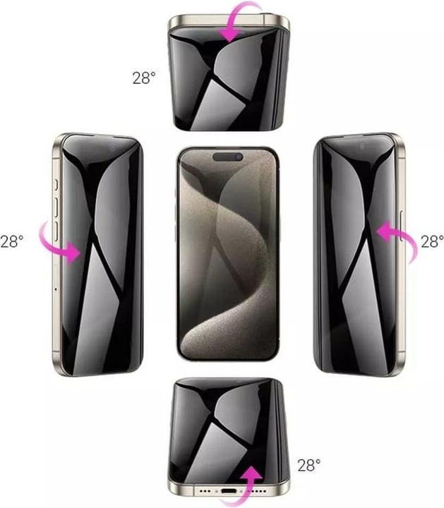 Immagine prodotto Hoco Protective glass tempered glass 360-degree for IPHONE 15 (1 Pezzo/i, Apple iPhone 15)