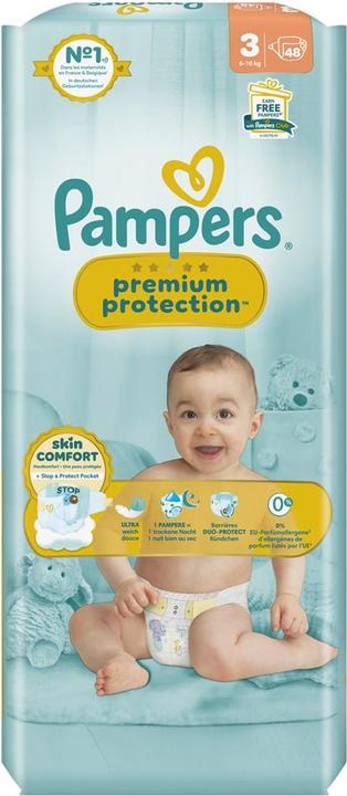 Actual product image Pampers Premium Protection (Size 3, Monthly box, 48 Piece)