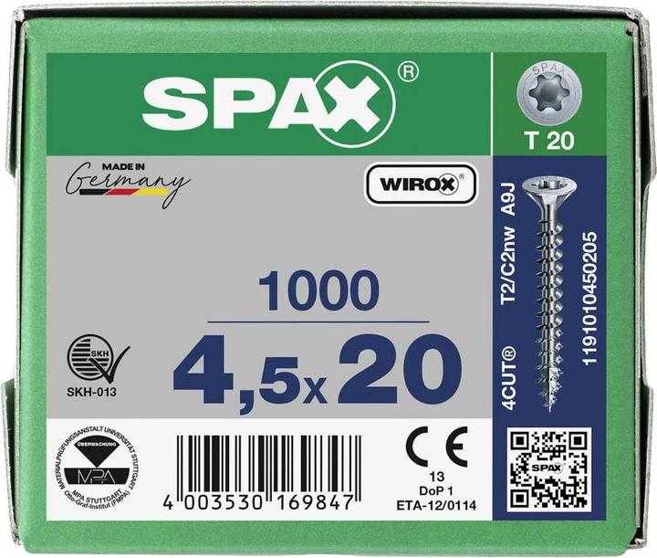 Produktbild Spax Spanplattenschrauben (1000 Schrauben pro Stück)