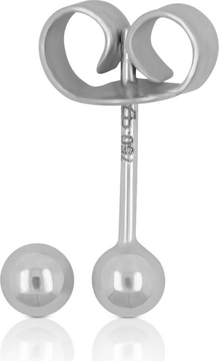 Produktbild Muau Stud earrings white gold 750, 3mm (750/18K Weissgold)