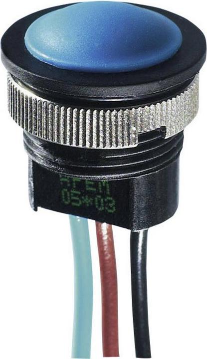 Image du produit APEM 16mm Sealed P/Button, Red Actuator