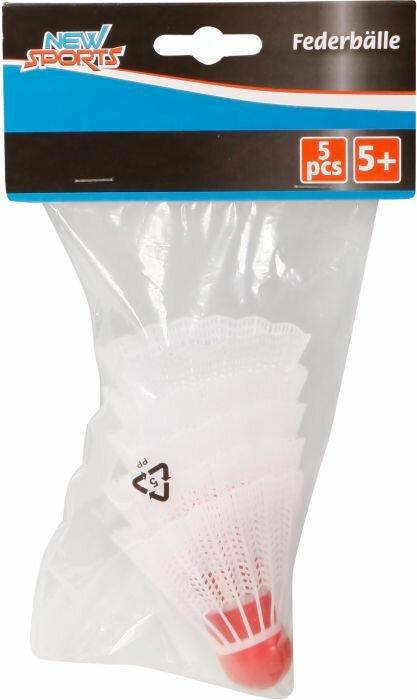 Produktbild New Sports 6 Federbälle weiss