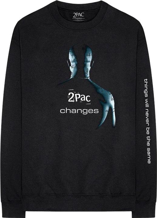 Immagine prodotto Tupac Shakur Changes Maglietta Manica Lunga Adulto Unisex (M)