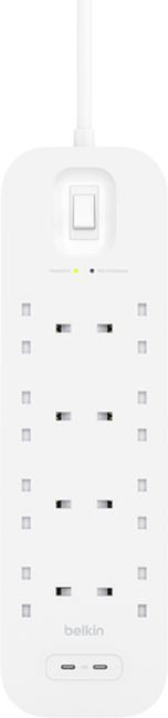 Produktbild Belkin Surgemaster Überspannungsschutz (8 x, BS 1363, 2 m)