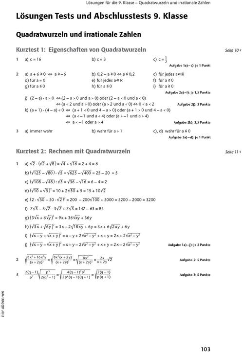 Produktbild Fit in Test und Klassenarbeit – Mathematik 9./10. Klasse Gymnasium (Deutsch, Wolfgang Göbels, 2017)