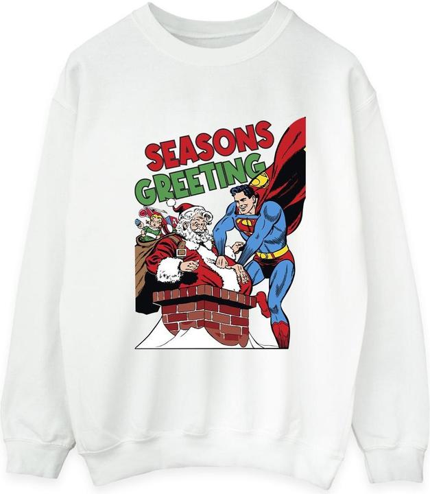 Superman Santa Comic Sweatshirt (XL)